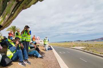  Gando congrega a 65 aficionados a la fotografía aeronáutica (Foto Antonio Rico)